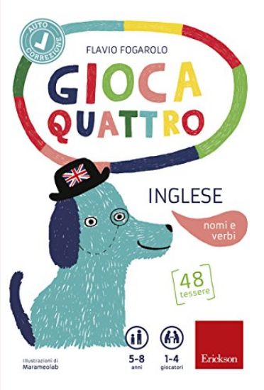 Immagine di GIOCAQUATTRO-INGLESE. NOME E AZIONE