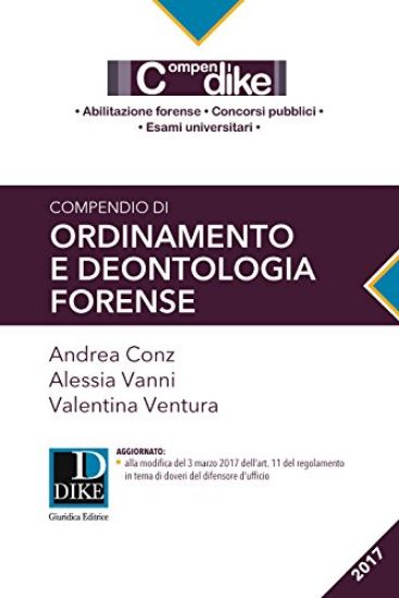 Immagine di COMPENDIO DI ORDINAMENTO E DEONTOLOGIA FORENSE