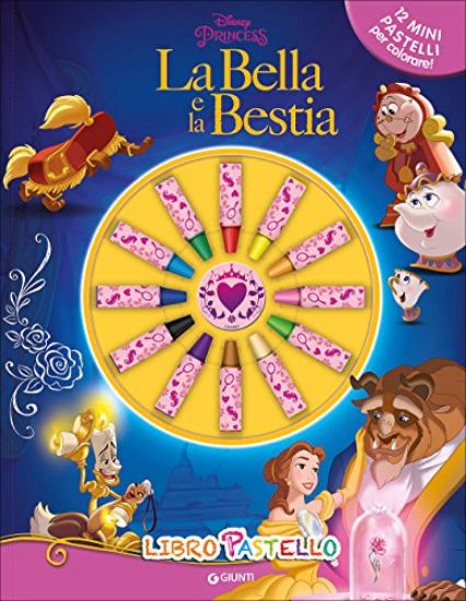 Immagine di BELLA E LA BESTIA. LIBRO PASTELLO. CON 12 PASTELLI (LA)