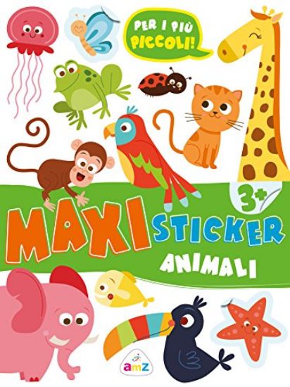 Immagine di ANIMALETTI. MAXI STICKER. CON ADESIVI. EDIZ. A COLORI