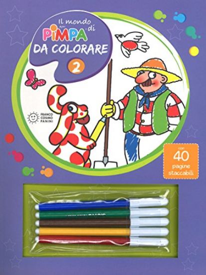 Immagine di MONDO DI PIMPA DA COLORARE (IL) - VOLUME 2