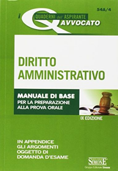 Immagine di DIRITTO AMMINISTRATIVO - MANUALE DI BASE