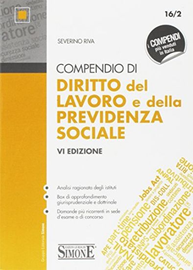 Immagine di COMPENDIO DI DIRITTO DEL LAVORO E DELLA PREVIDENZA SOCIALE