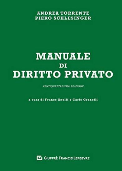 Immagine di MANUALE DI DIRITTO PRIVATO