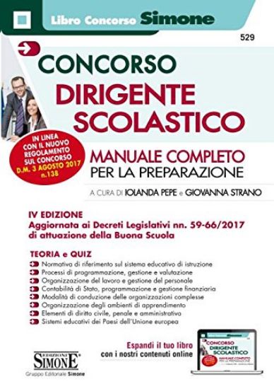 Immagine di CONCORSO DIRIGENTE SCOLASTICO MANUALE COMPLETO PER LA PREPARAZIONE