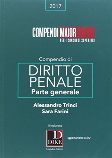 Immagine di COMPENDIO DI DIRITTO PENALE - PARTE GENERALE