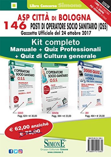 Immagine di OPERATORE SOCIO-SANITARIO O.S.S. (L`) 3 VOLL. MANUALE + QUIZ + 2000 QUIZ DI CULTURA GENERALE E LOG