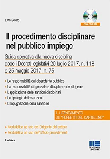 Immagine di PROCEDIMENTO DISCIPLINARE NEL PUBBLICO IMPIEGO. CON CD-ROM