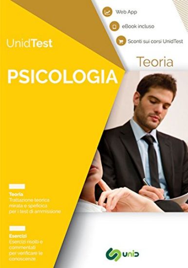 Immagine di UNIDTEST - PSICOLOGIA - TEORIA