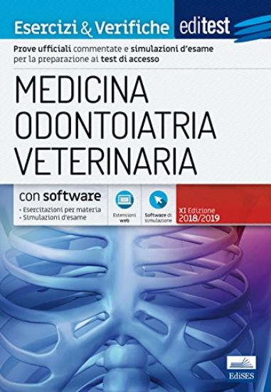 Immagine di EDITEST. MEDICINA, ODONTOIATRIA, VETERINARIA. ESERCIZI & VERIFICHE. CON AGGIORNAMENTO ONLINE. CO...