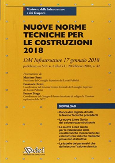 Immagine di NUOVE NORME TECNICHE PER LE COSTRUZIONI 2018