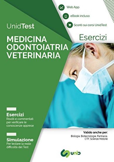 Immagine di UNIDTEST MEDICINA VETERINARIA. ESERCIZI COMMENTATI