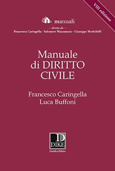 Immagine di MANUALE DI DIRITTO CIVILE