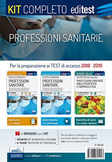 Immagine di KIT COMPLETO PROFESSIONI SANITARIE. CON CONTENUTO DIGITALE (FORNITO ELETTRONICAMENTE)