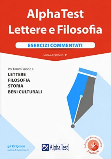 Immagine di ALPHA TEST. LETTERE E FILOSOFIA. ESERCIZI