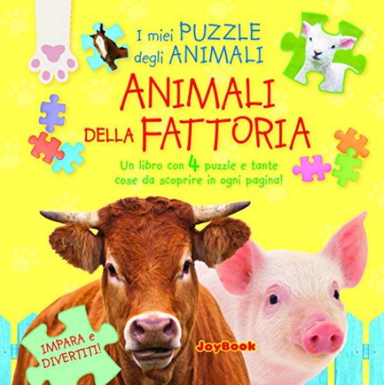 Immagine di ANIMALI DELLA FATTORIA. GIOCA E DIVERTITI! LIBRO PUZZLE