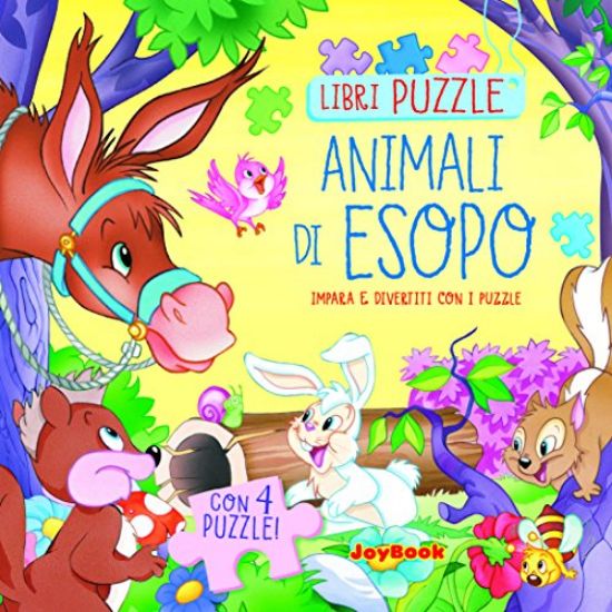 Immagine di ANIMALI DI ESOPO - LIBRI PUZZLE