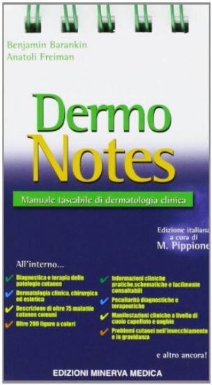 Immagine di DERMO NOTES. MANUALE TASCABILE DI DERMATOLOGIA CLINICA