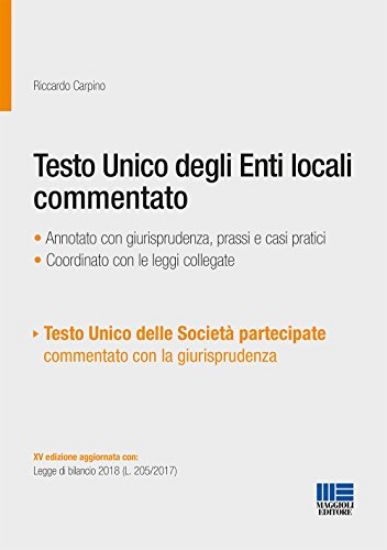 Immagine di TESTO UNICO DEGLI ENTI LOCALI COMMENTATO