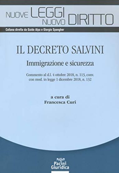 Immagine di DECRETO SALVINI IMMIGRAZIONE E SICUREZZA