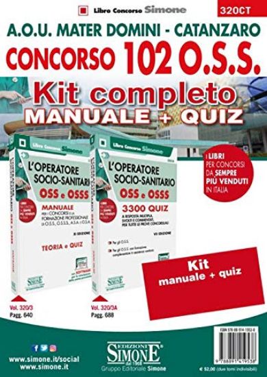 Immagine di CONCORSO 102 OSS MATER DOMINI CATANZARO. KIT COMPLETO MANUALE + QUIZ