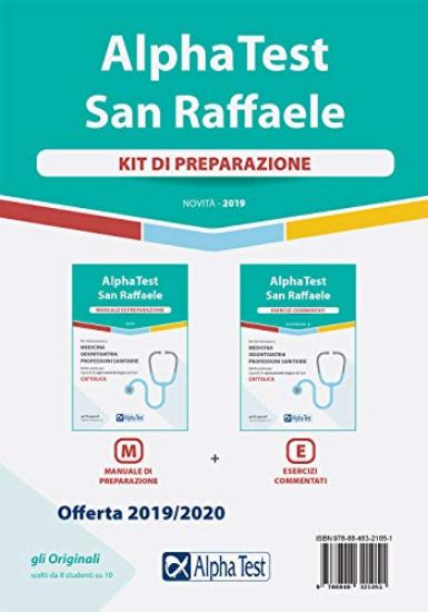 Immagine di ALPHA TEST SAN RAFFAELE. PER L`AMMISSIONE A MEDICINA, ODONTOIATRIA, PROFESSIONI SANITARIE. KIT D...