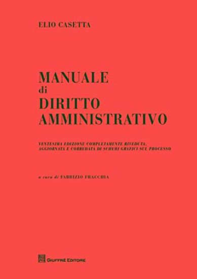 Immagine di MANUALE DI DIRITTO AMMINISTRATIVO