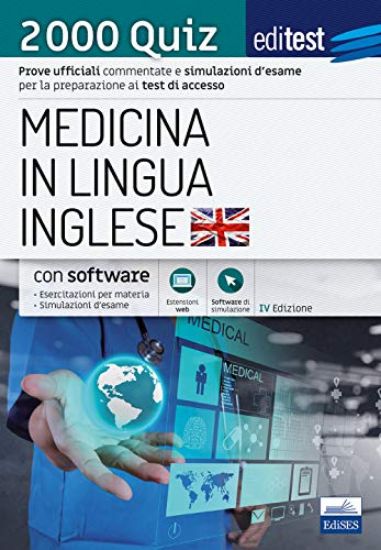 Immagine di EDITEST. MEDICINA IN LINGUA INGLESE. 2000 QUIZ