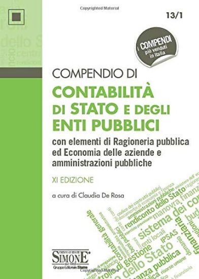 Immagine di COMPENDIO DI CONTABILITA` DI STATO E DEGLI ENTI PUBBLICI 2019