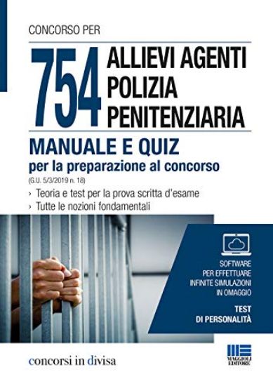 Immagine di 754 ALLIEVI AGENTI POLIZIA PENITENZIARIA. MANUALE E QUIZ PER LA PREPARAZIONE