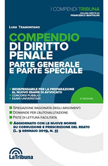 Immagine di COMPENDIO DI DIRITTO PENALE PARTE GENERALE E SPECIALE