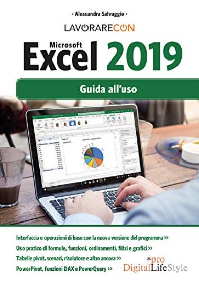 Immagine di LAVORARE CON MICROSOFT EXCEL 2019. GUIDA ALL`USO