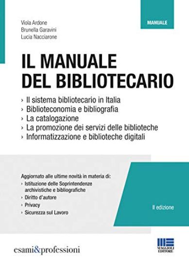 Immagine di MANUALE DEL BIBLIOTECARIO (IL)