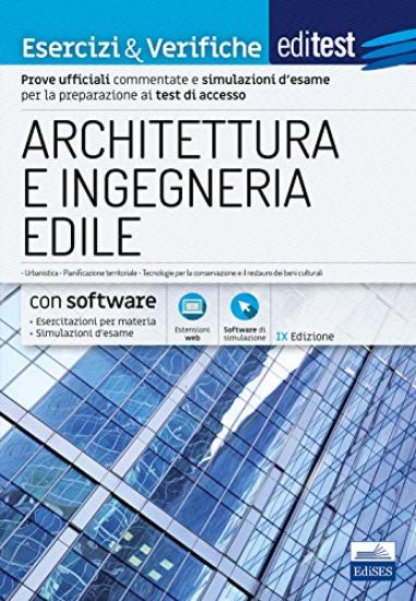 Immagine di EDITEST. ARCHITETTURA E INGEGNERIA EDILE. ESERCIZI & VERIFICHE