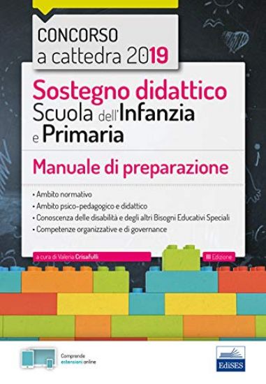 Immagine di SOSTEGNO DIDATTICO SCUOLA DELL`INFANZIA E PRIMARIA. MANUALE DI PREPARAZIONE