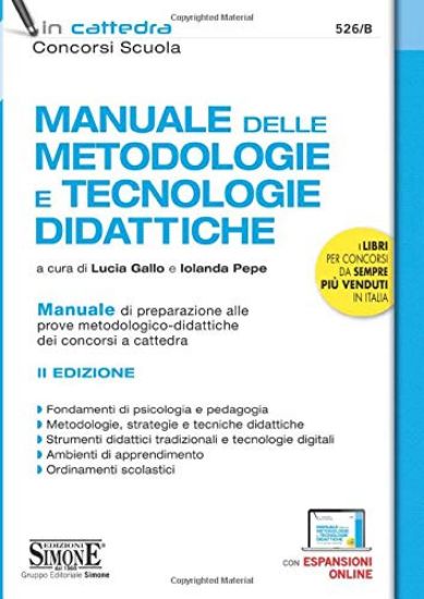 Immagine di MANUALE DELLE METODOLOGIE E TECNOLOGIE DIDATTICHE 2019