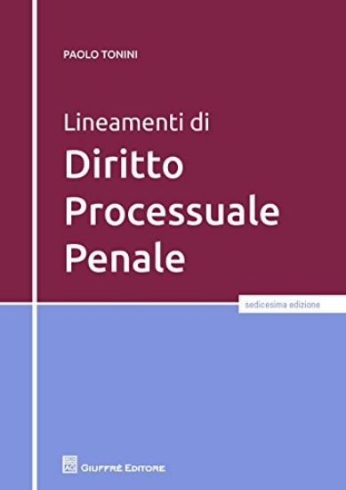 Immagine di LINEAMENTI DI DIRITTO PROCESSUALE PENALE