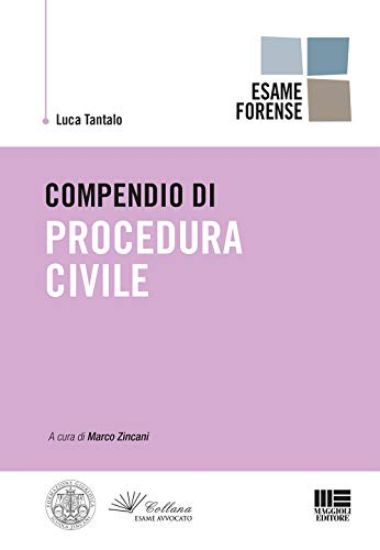 Immagine di COMPENDIO DI PROCEDURA CIVILE ESAME FORENSE 2019