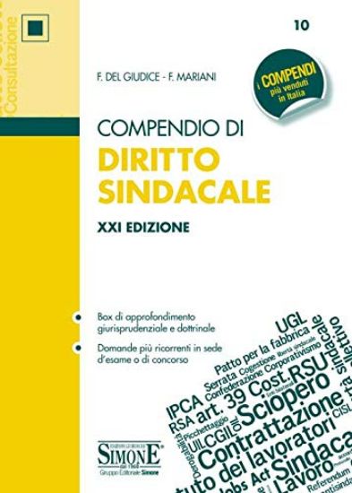 Immagine di COMPENDIO DI DIRITTO SINDACALE