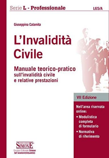 Immagine di INVALIDITA` CIVILE. MANUALE TEORICO-PRATICO SULL`INVALIDITA` CIVILE E RELATIVE PRESTAZIONI.