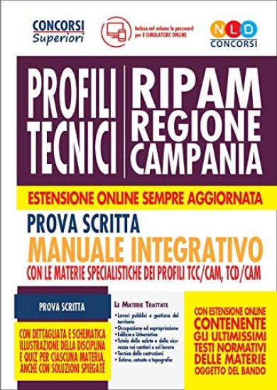 Immagine di CONCORSO RIPAM REGIONE CAMPANIA PROFILI TECNICI. MANUALE INTEGRATIVO