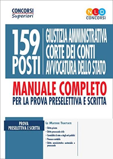 Immagine di CONCORSO 159 POSTI CORTE DEI CONTI. MANUALE COMPLETO