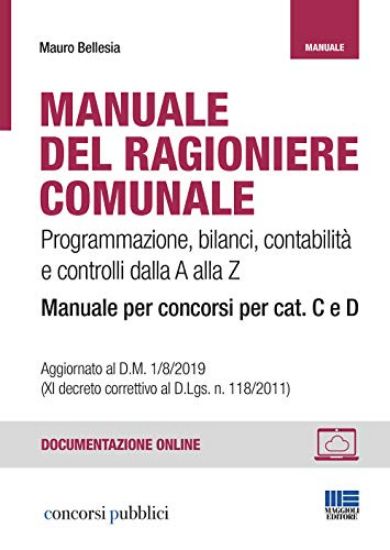 Immagine di MANUALE DEL RAGIONIERE COMUNALE. MANUALE PER CONCORSI CAT C E D