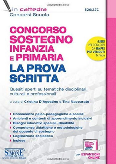 Immagine di CONCORSO SOSTEGNO INFANZIA E PRIMARIA. LA PROVA SCRITTA