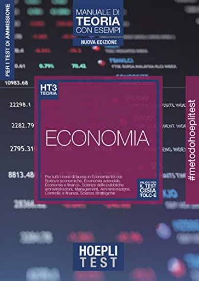 Immagine di HOEPLI TEST ECONOMIA. MANUALE DI TEORIA EDIZIONE 2020