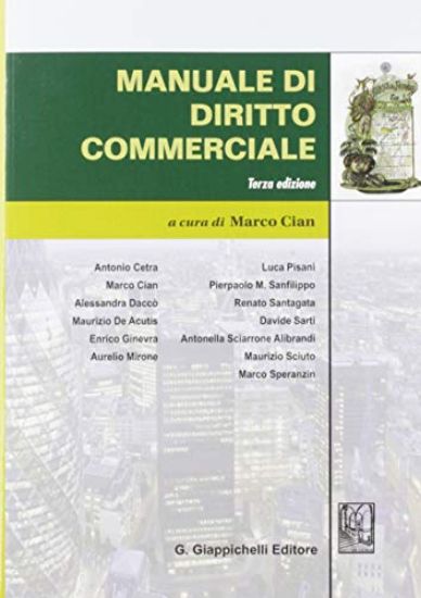 Immagine di MANUALE DI DIRITTO COMMERCIALE