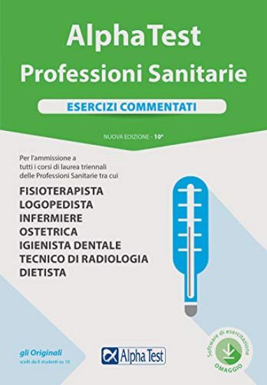 Immagine di ALPHATEST PROFESSIONI SANITARIE. ESERCIZI COMMENTATI