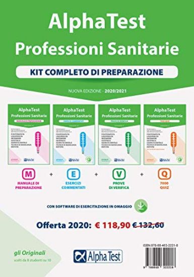 Immagine di ALPHATEST PROFESSIONI SANITARIE. KIT COMPLETO PER LA PREPARAZIONE (4 VOLUMI)