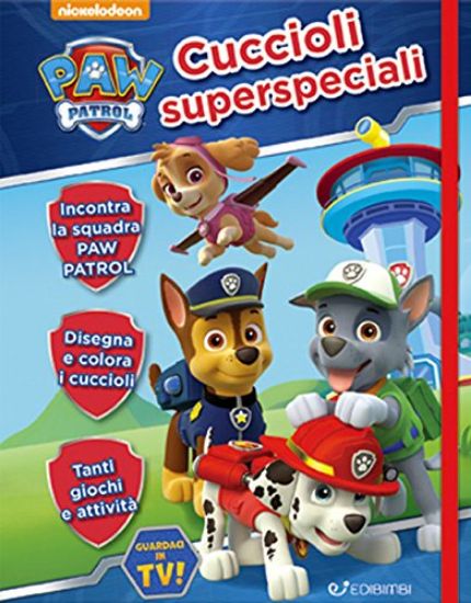 Immagine di CUCCIOLI SUPERSPECIALI. PAW PATROL. DIARIO CON ELASTICO. EDIZ. A COLORI