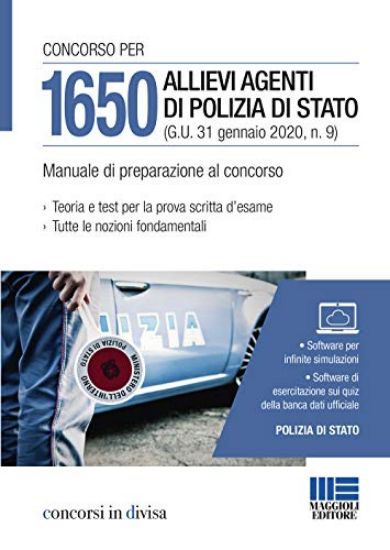 Immagine di CONCORSO PER 1650 ALLIEVI AGENTI DI POLIZIA DI STATO - MANUALE